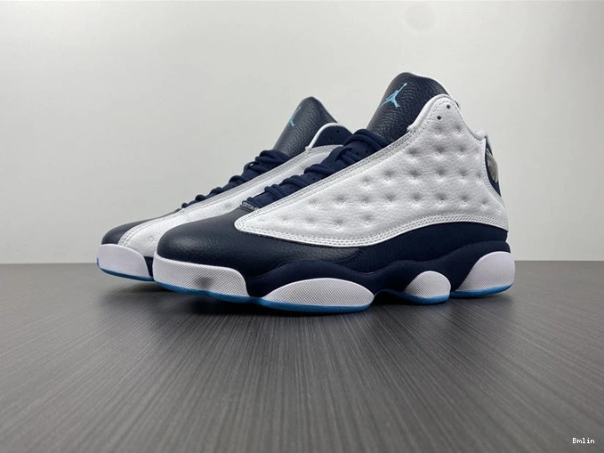 Bmlin Shoes Neat 13 Powder Retro 4176 Jordan Obsidian White Blue 414571- 1026